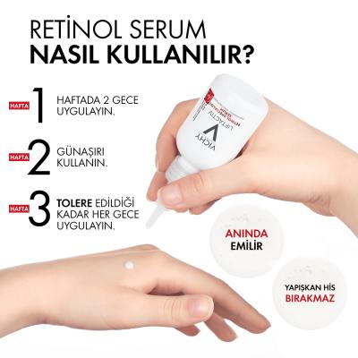 Vichy LiftActiv Retinol Serum: The Ultimate Anti-Aging Solution - Reduce Wrinkles, Improve Skin Tone, Dermatologist Tested, & Paraben-Free