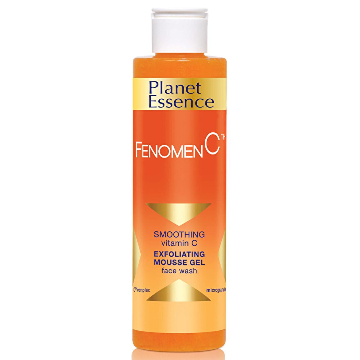 Planet Essence Facial Cleansing Gel with Micro Granules & C Vitamin - 200ml, Deep Cleansing, Hydrating, Natural Betain, Daily Facial Cleanser