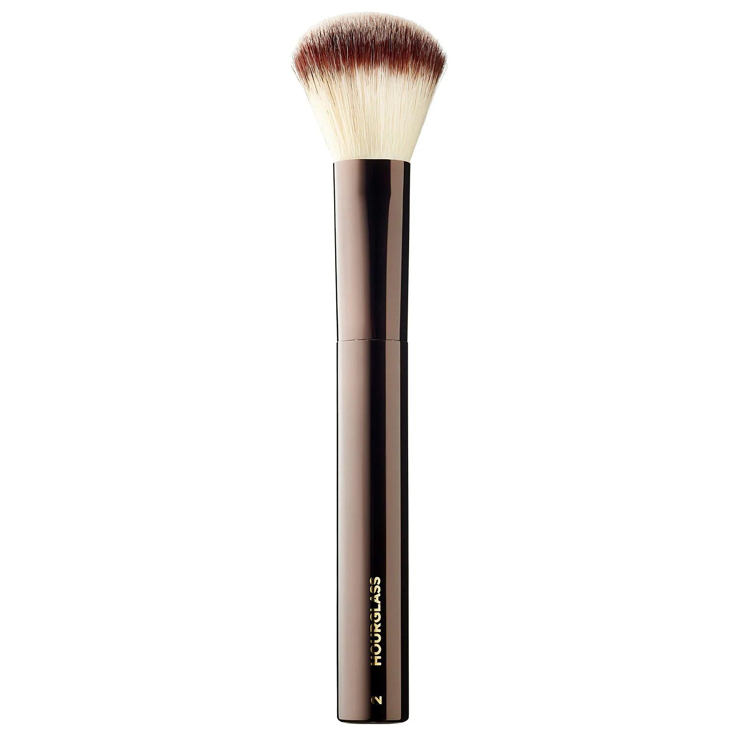 Hourglass Foundation/Blush Brush No. 2 - Luxury Synthetic Makeup Brush for Flawless Application