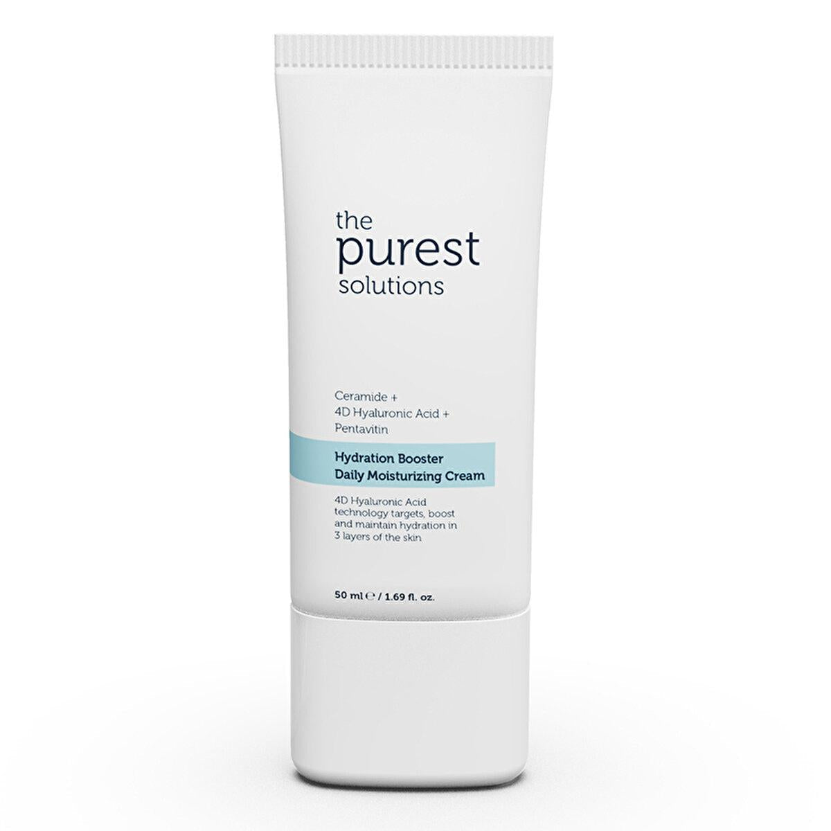 The Purest Solutions Moisturizing Face Cream with Hyaluronic Acid & Shea Butter - Anti-Aging Skincare for Dry Skin