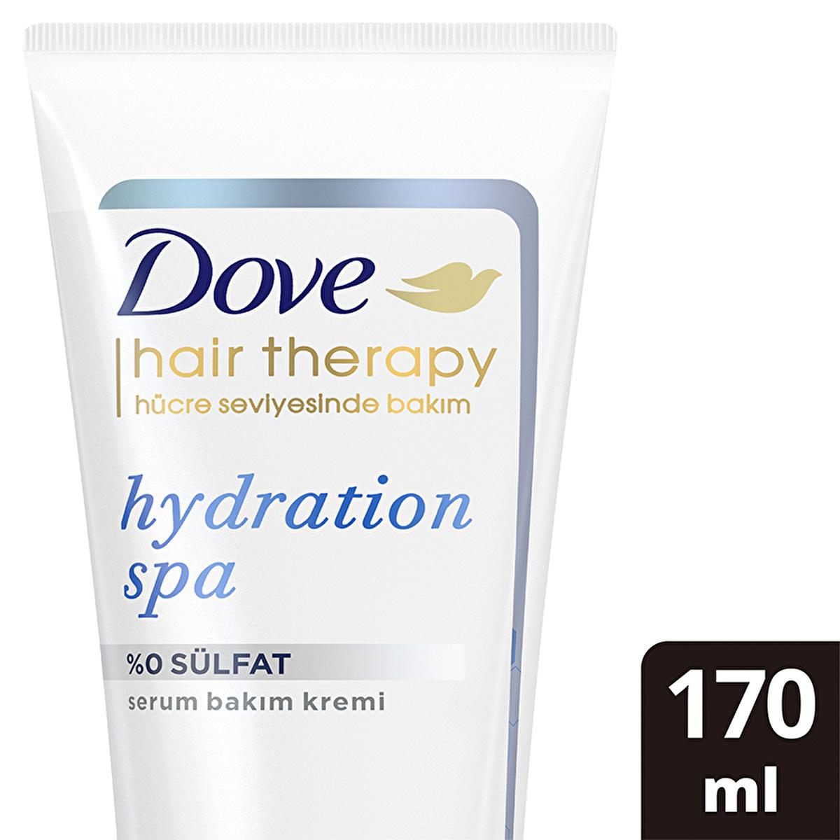 Dove Hair Therapy Hydration Spa Conditioner: Hyaluronic Acid Treatment for Deep Hydration, Dry & Damaged Hair Repair