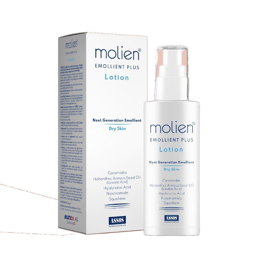 Molien Moisturizing Lotion 100ml - Hydrating Ceramide Skincare for Dry, Sensitive Skin