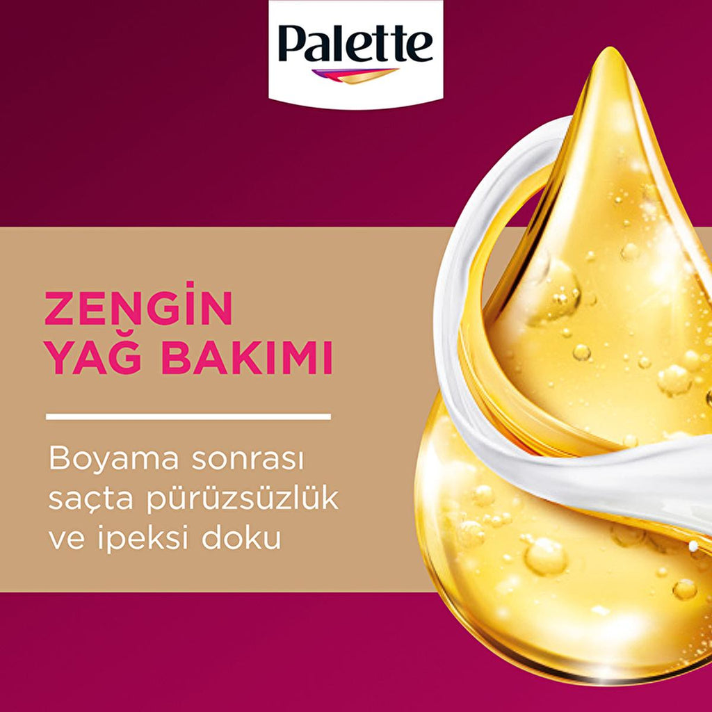 Palette Deluxe Golden Toffee Hair Dye 7-65 - Long-Lasting Nourishing Hair Color