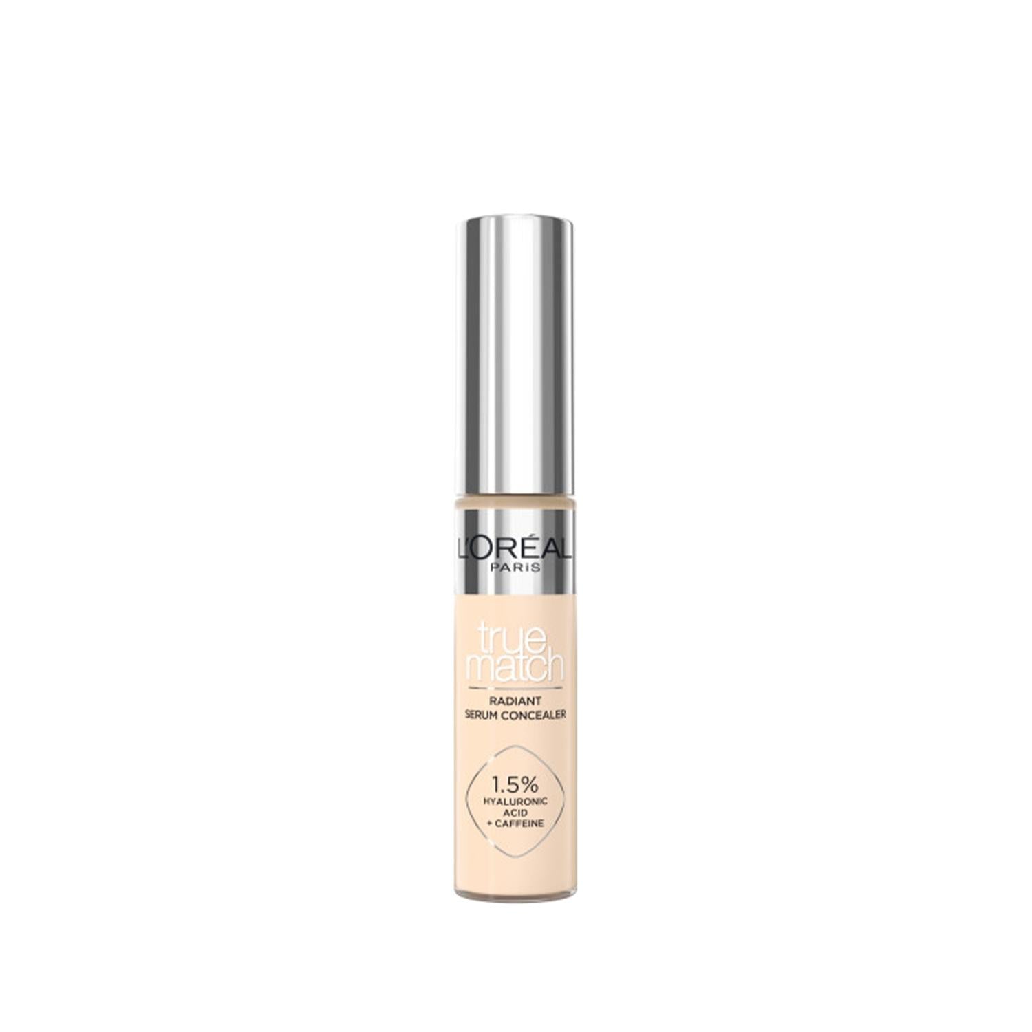Loreal Paris True Match Brightening Serum Concealer - Natural Coverage & Radiant Skin - 1.5N Shade, 11 ml