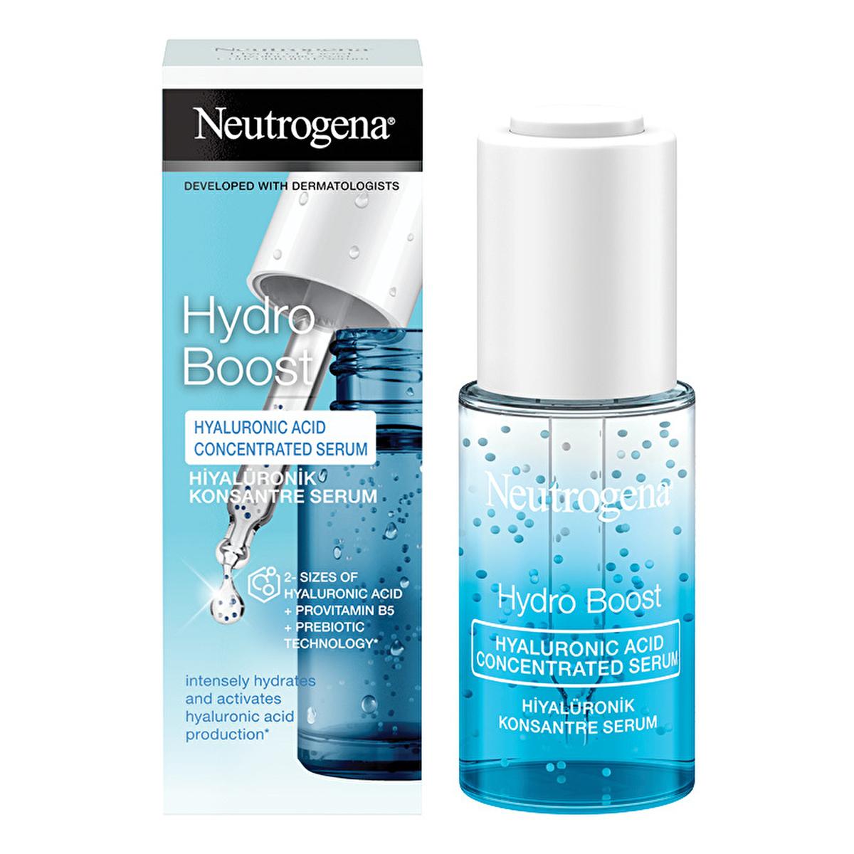 Neutrogena Hydro Boost Hyaluronic Acid Serum: Intense Hydration, Plumps Skin, Fragrance-Free - Sensitive & Dry Skin Treatment