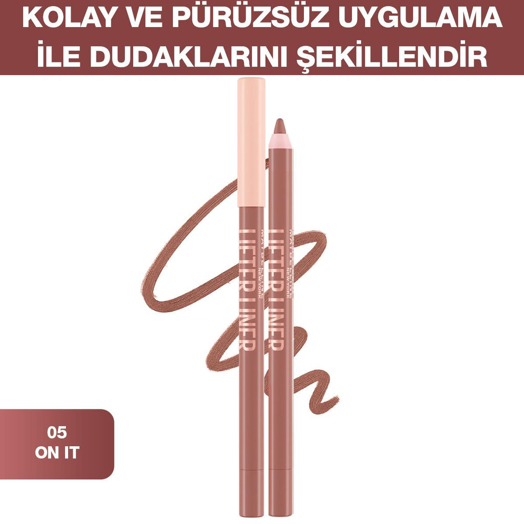 Maybelline New York Lifter Liner Lip Liner - Long-Lasting, Precise Definition & Nourishing Formula