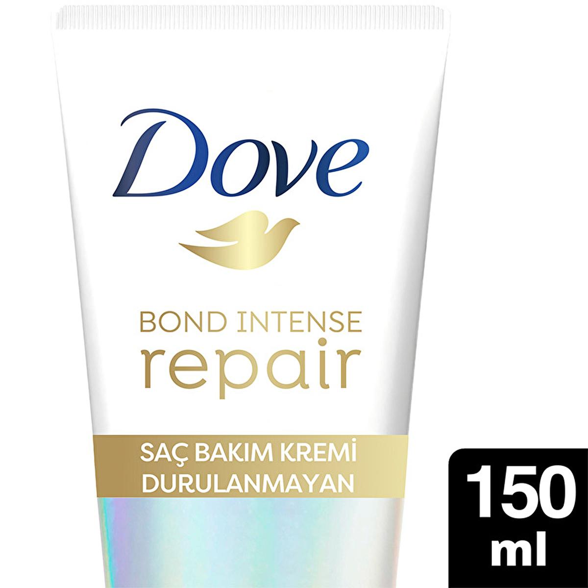 Dove Bond Intense Repair Leave-In Hair Conditioner: Reverse Damage, Peptide Repair & Heat Protection for Silky, Strong Hair