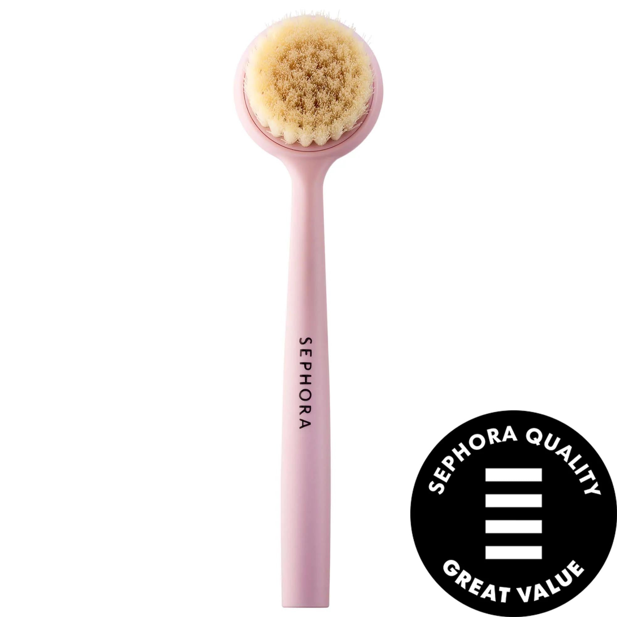 SEPHORA COLLECTION Face Dry Brush - Vegan, Cruelty-Free Facial Exfoliation Brush with Soft Synthetic Bristles - Gentle Exfoliation for Sensitive Skin