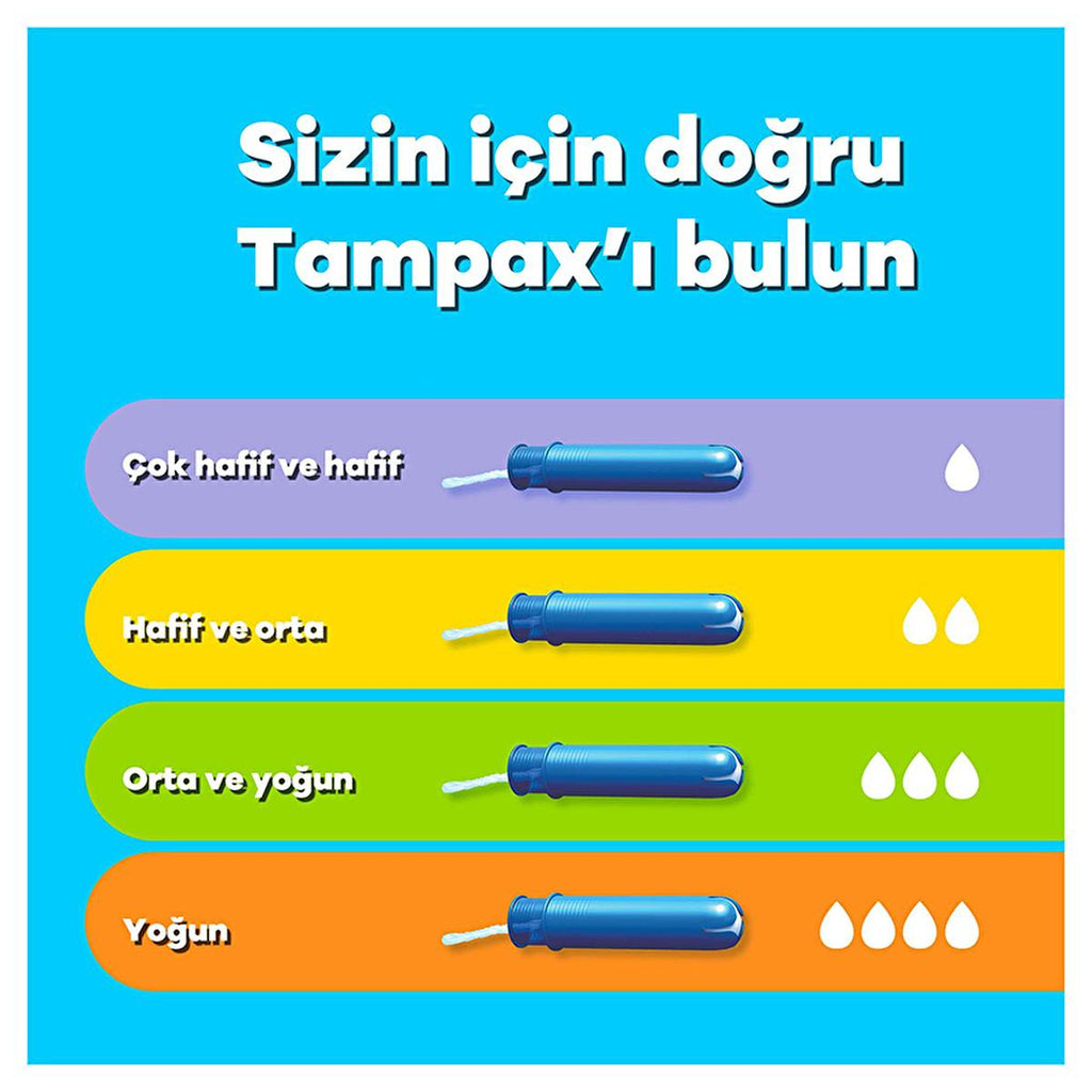 Tampax Compak Regular Tampons with Applicator - 22 Count, Comfortable and Secure Period Protection