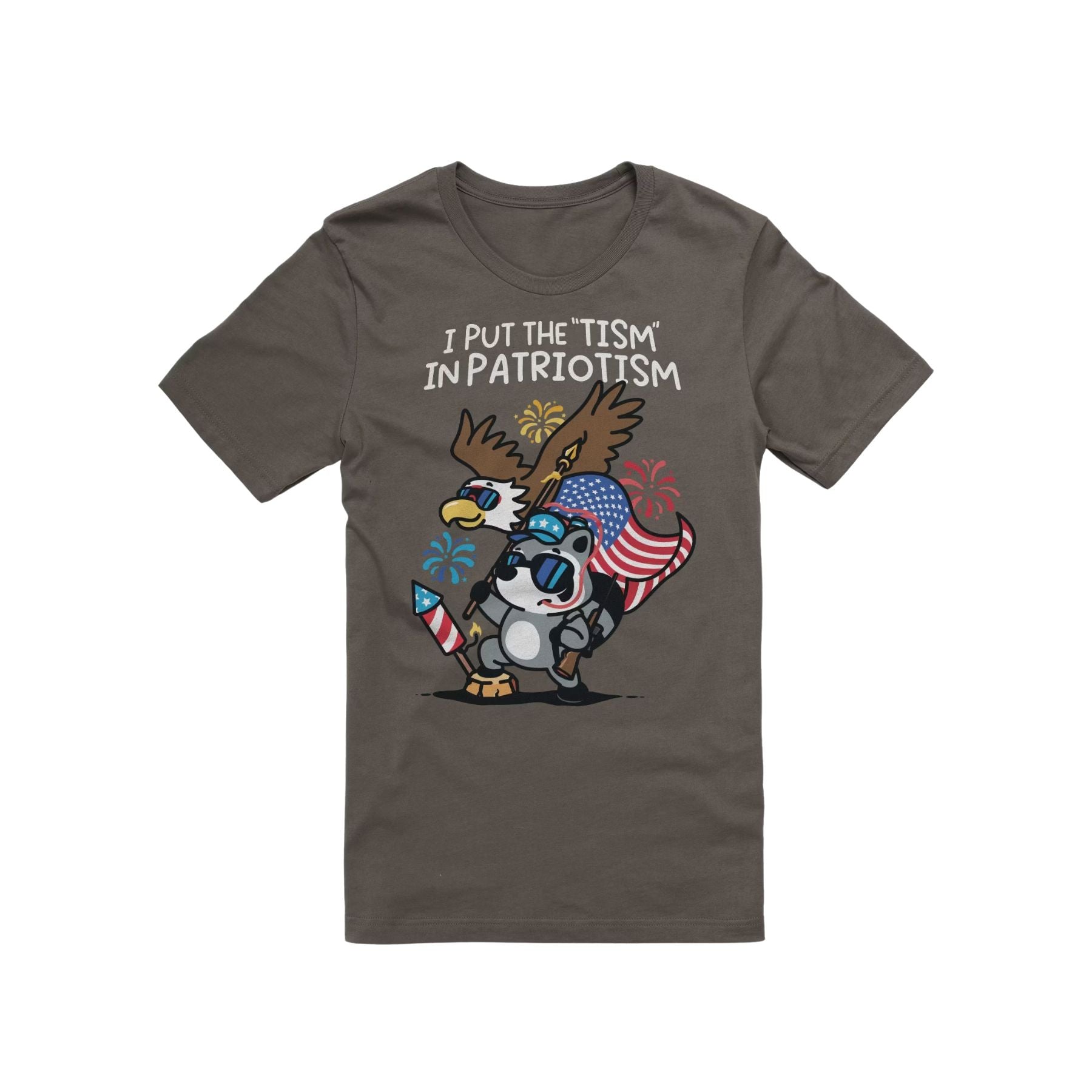Pasimax 'Tism in Patriotism' T-shirt — alternative angle