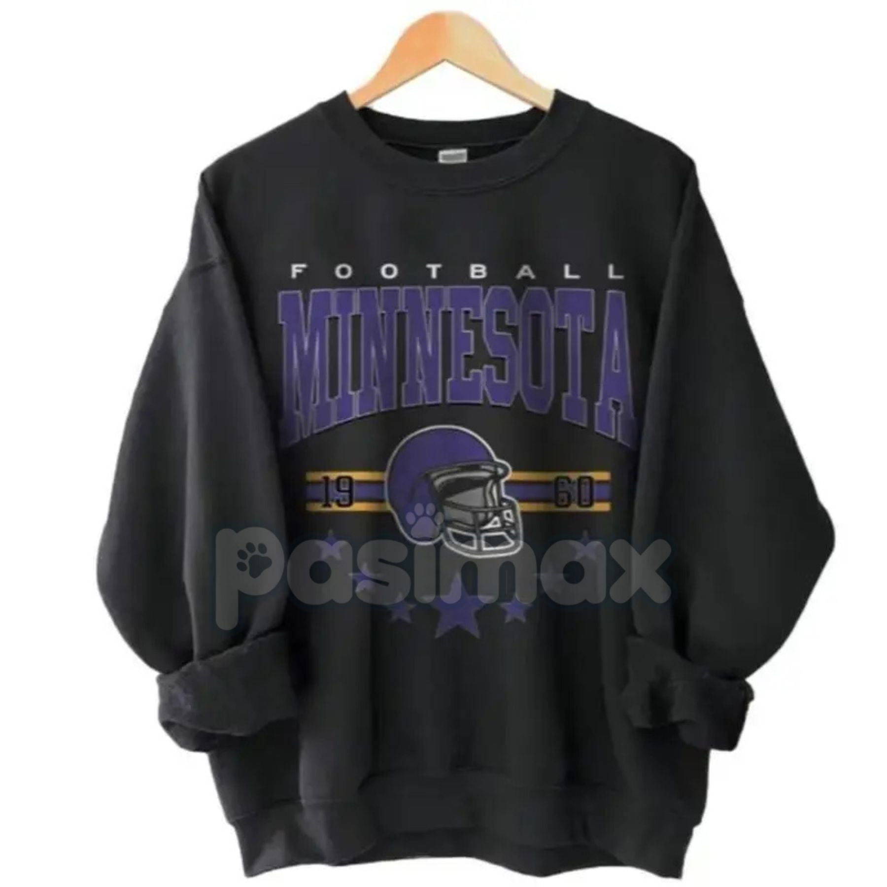 Pasimax Vintage 90s All Team Football Sweatshirt — alternative angle
