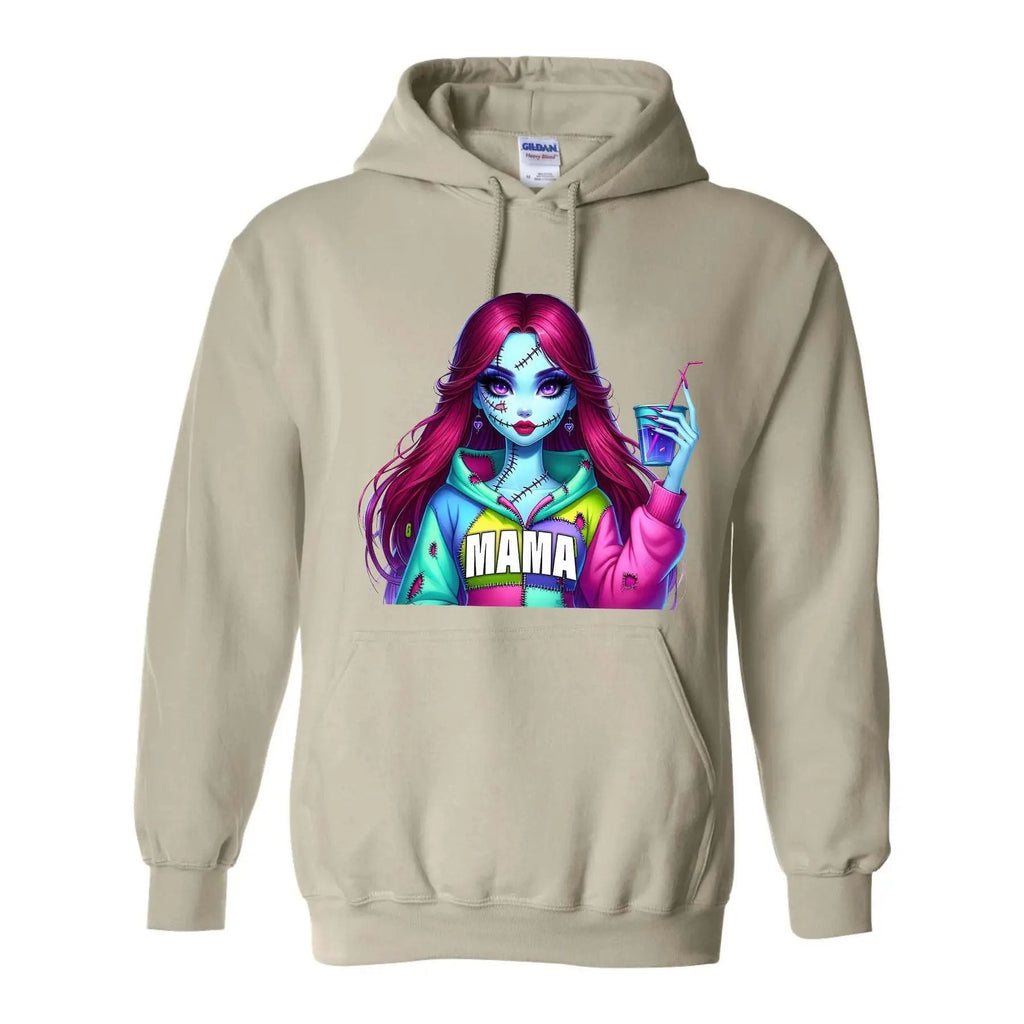 Pasimax Spooky Mama Movies Characters Hoodie — in-use photo