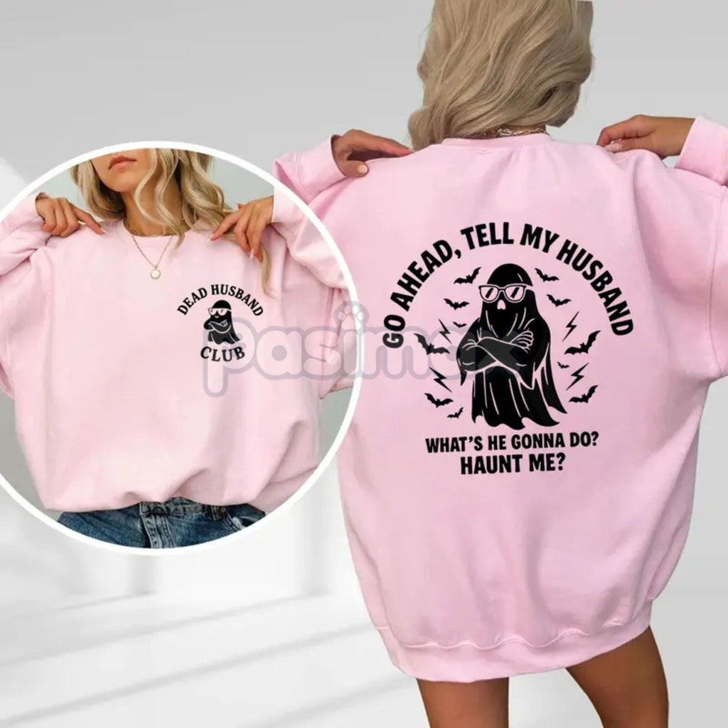 Pasimax Dead Husband Club Sweatshirt — alternative angle
