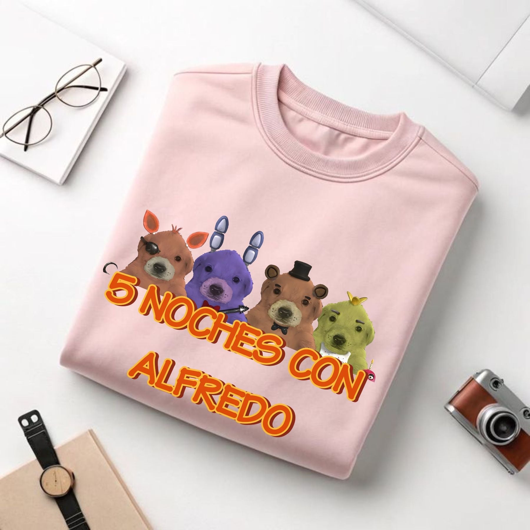 Pasimax "5 Noches Con Alfredo" T-Shirt — alternative angle