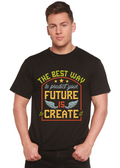 Spun Bamboo Feture is Create Spun Bamboo® Men's Bamboo Viscose/Organic Cotton Short Sleeve Graphic T-Shirt — main product sho