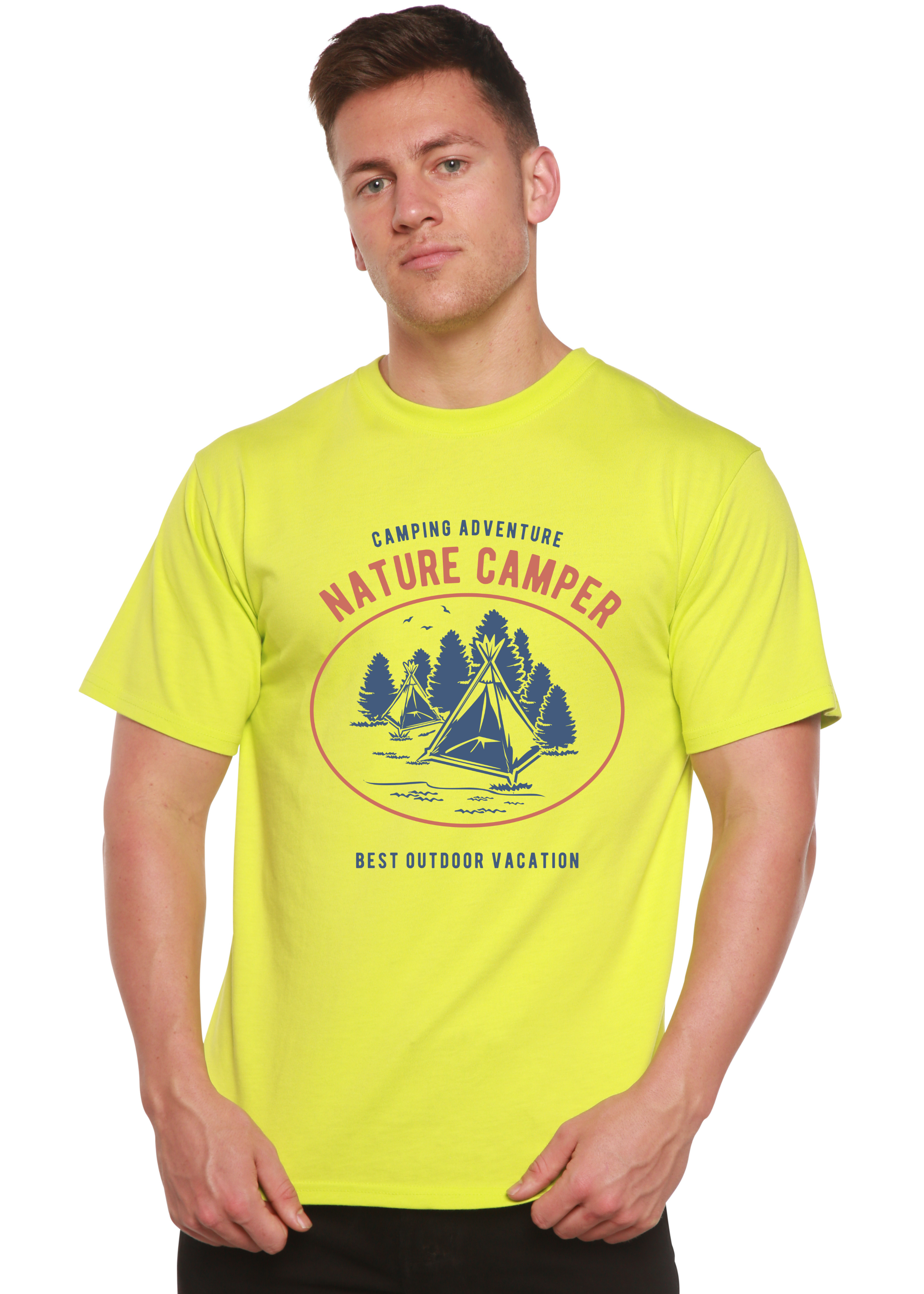 Spun Bamboo Nature Camper Spun Bamboo® Men's Bamboo Viscose/Organic Cotton Short Sleeve Graphic T-Shirt — lifestyle context