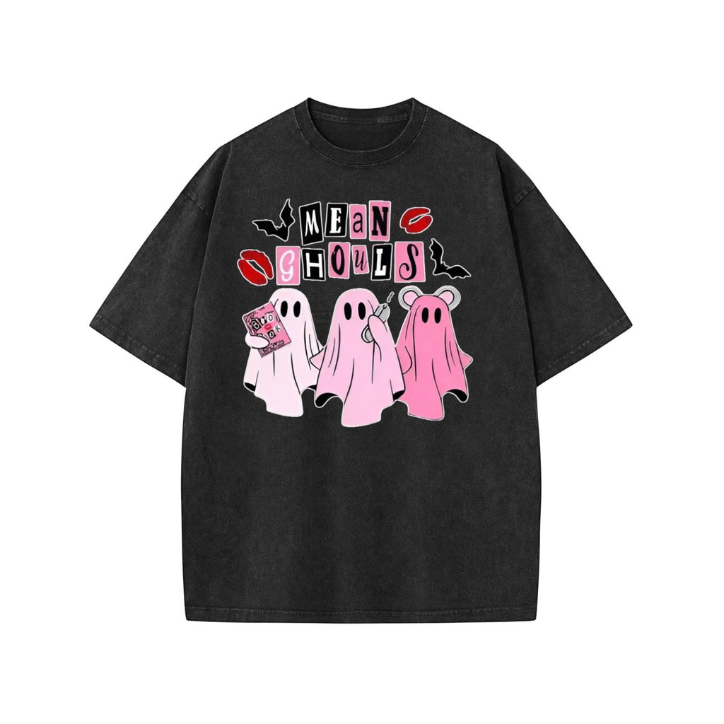 Pasimax Unisex "Mean Ghouls" Halloween T-Shirt — alternative angle