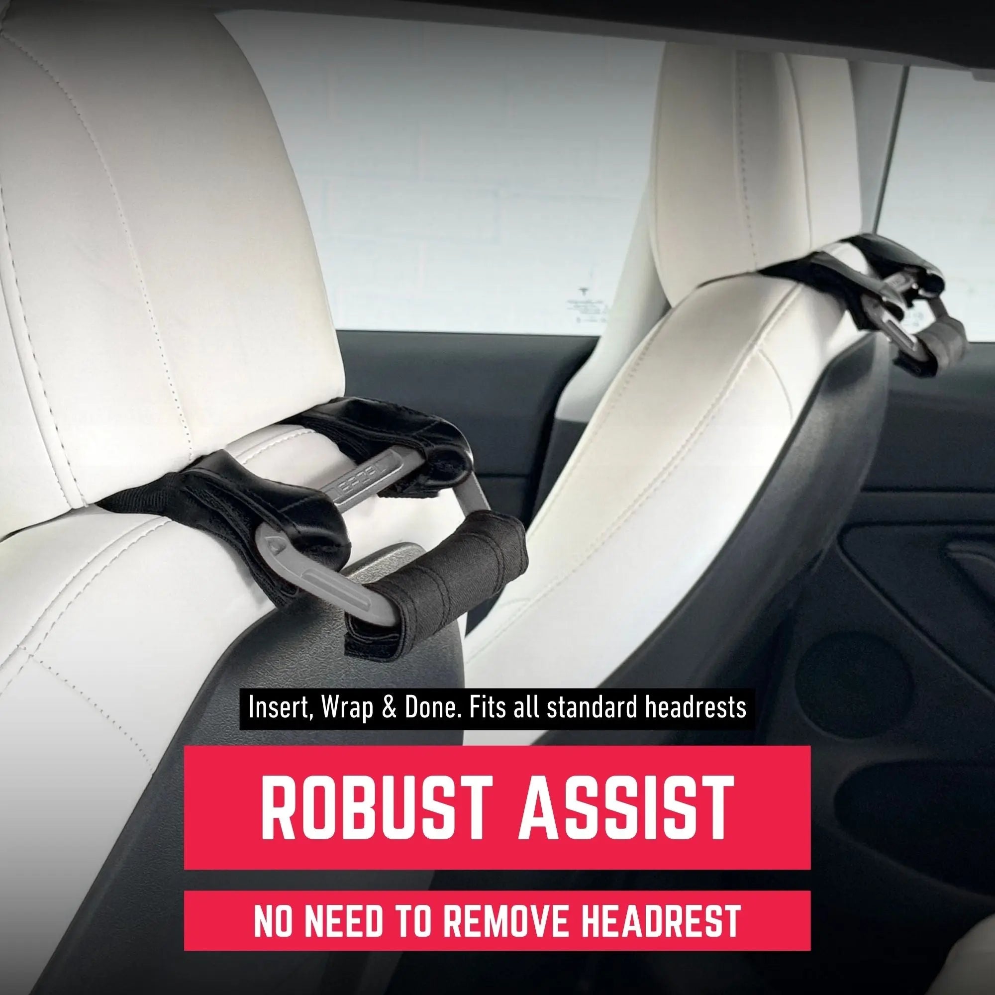 Back Grip PRO Headrest Handles for TESLA S/ 3/ Y — view 4