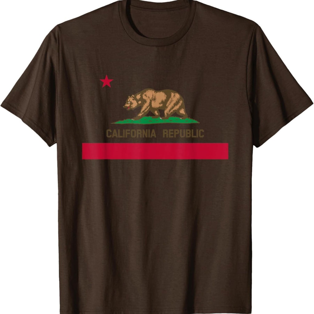 Pasimax California Republic Flag T-Shirt — alternative angle
