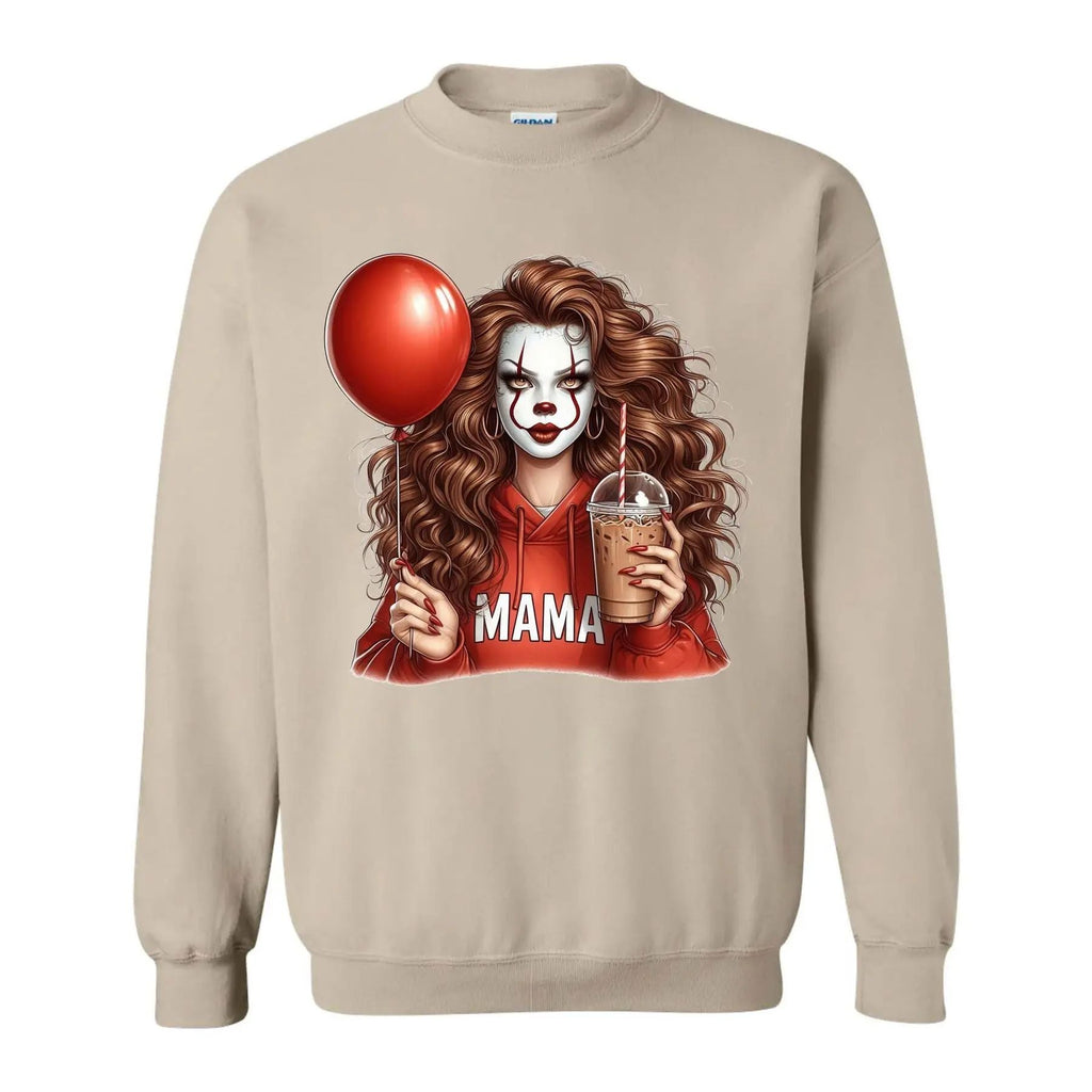 Pasimax Halloween Spooky Mama Sweatshirt – Cool & Funny Mom Gift — alternative angle