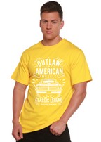 Spun Bamboo Outlaw American Muscle Spun Bamboo® Men's Bamboo Viscose/Organic Cotton Short Sleeve Graphic T-Shirt — size refer