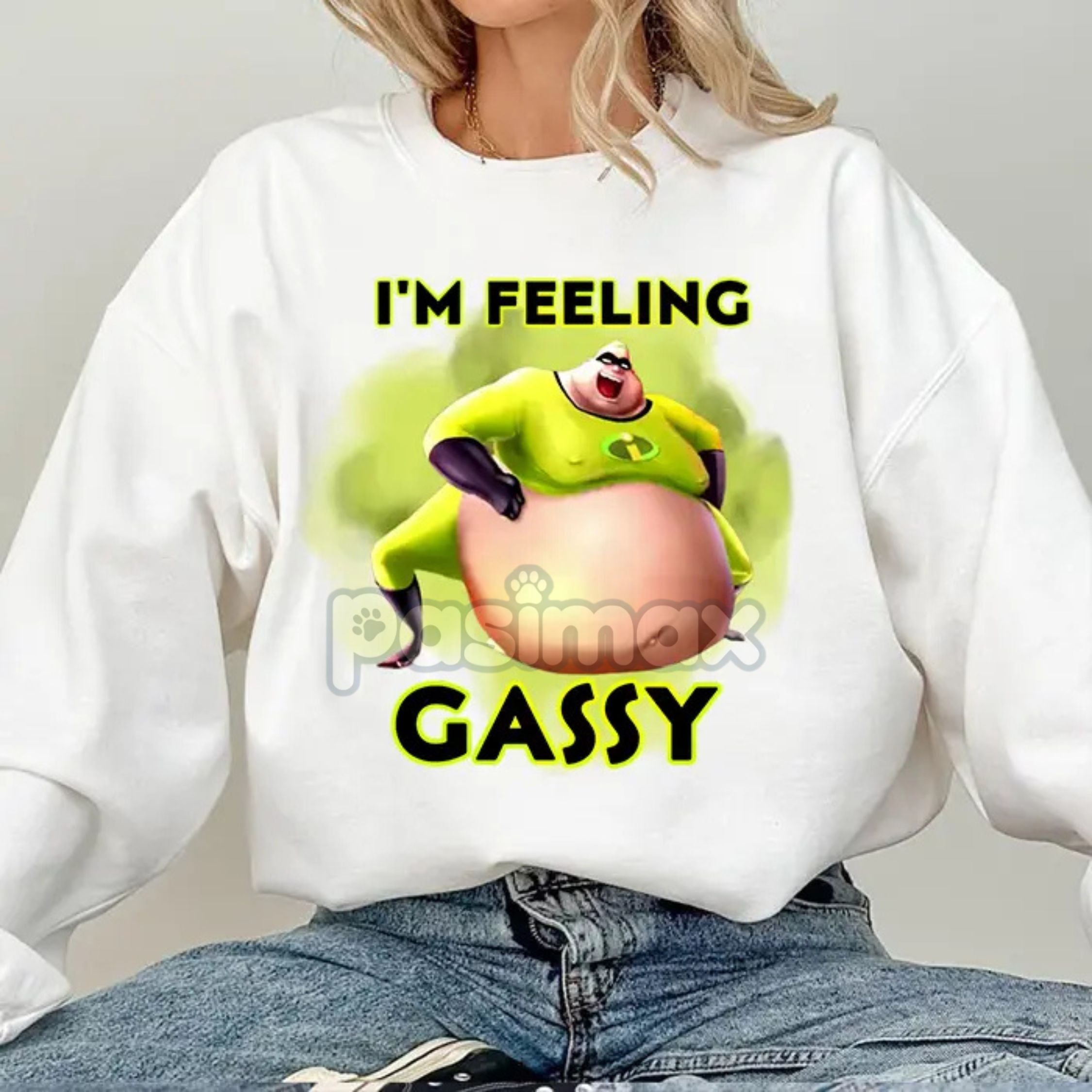 Pasimax The Incredibles Gassy Sweatshirt — alternative angle
