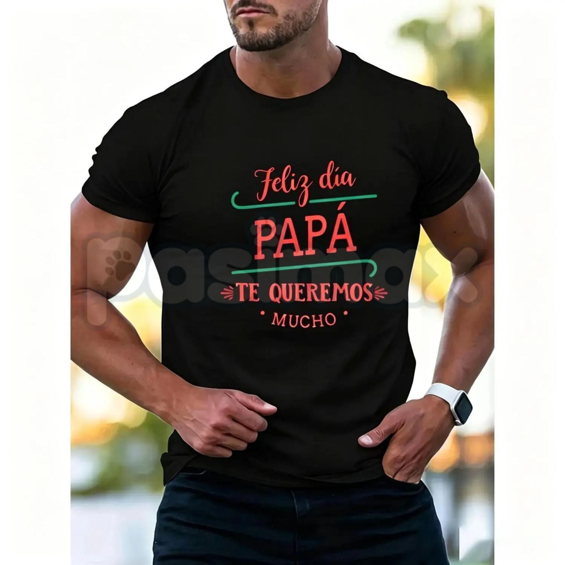 Spanish "Feliz Día Papá" T-Shirt – Latino Father's Day Graphic Tee