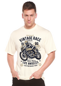 Spun Bamboo Vintage Race Spun Bamboo® Men's Bamboo Viscose/Organic Cotton Short Sleeve Graphic T-Shirt — main product shot