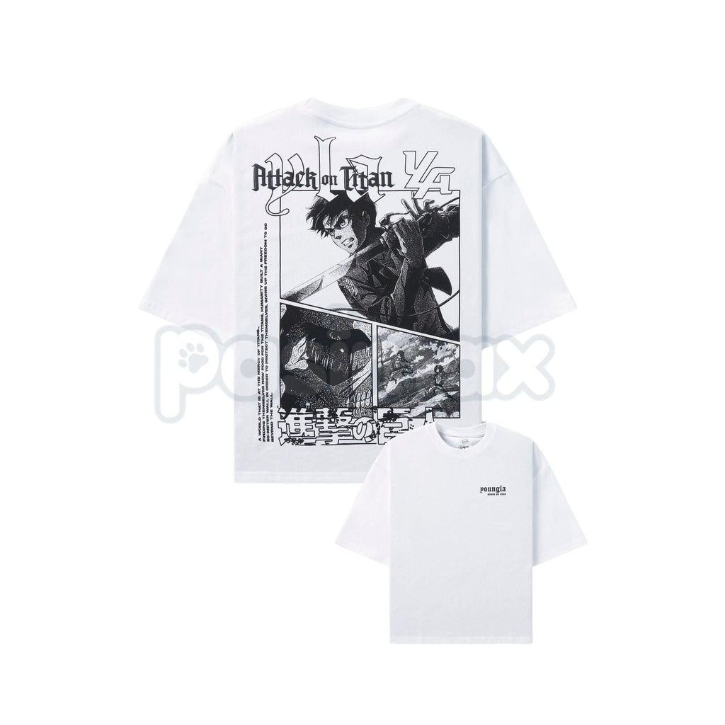 Pasimax Attack on Titan Anime T-Shirt (Shiganshina) - Titans Horror Graphic Tee, Themed AOT Fan Apparel, Freedom Seeker Gift 