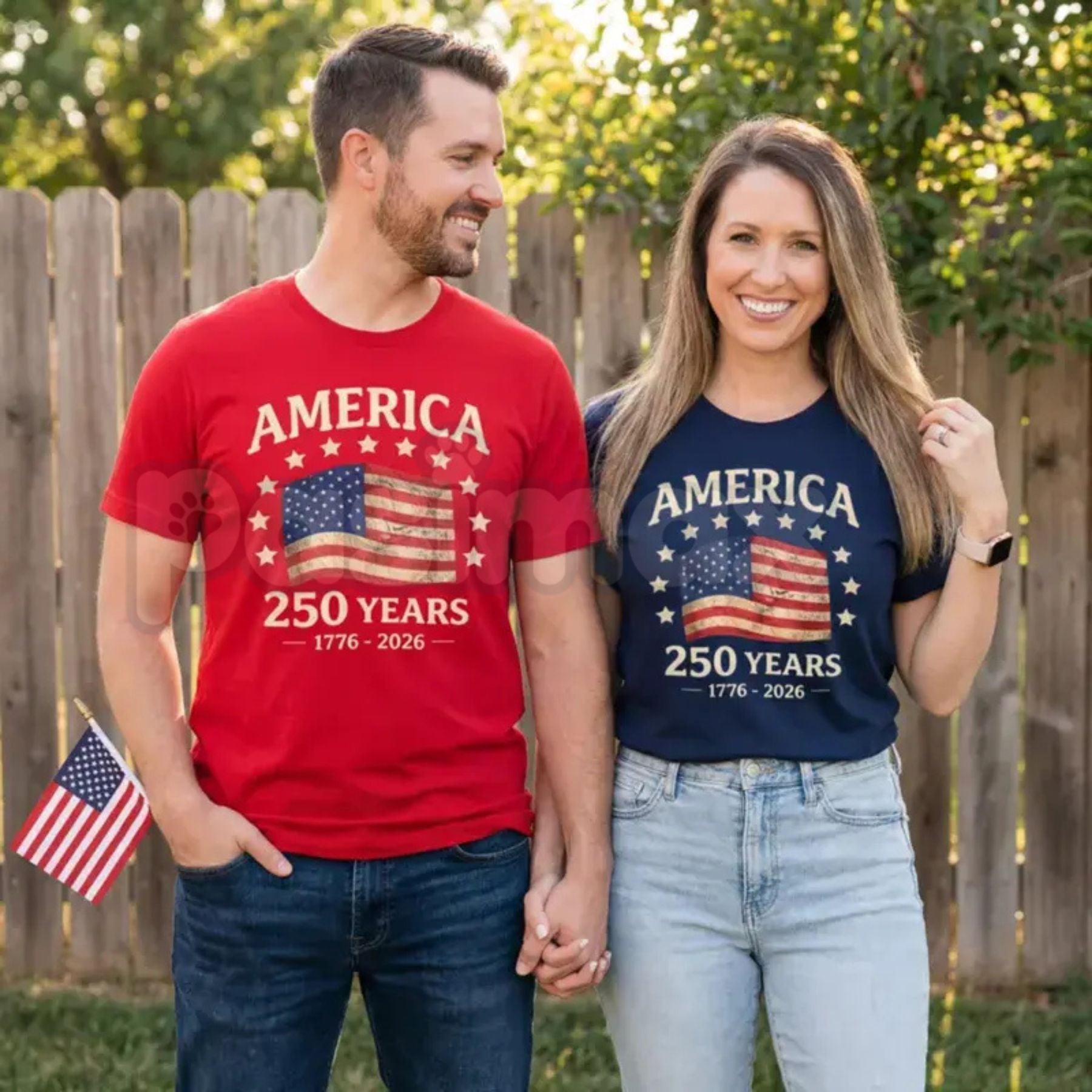 America 250 Years Anniversary T-Shirt – Vintage 1776-2026 USA Flag Graphic Tee, Remastered Heavy Cotton Patriotic Top, Soft Lived-In Semiquincentennial Shirt, Made in USA
