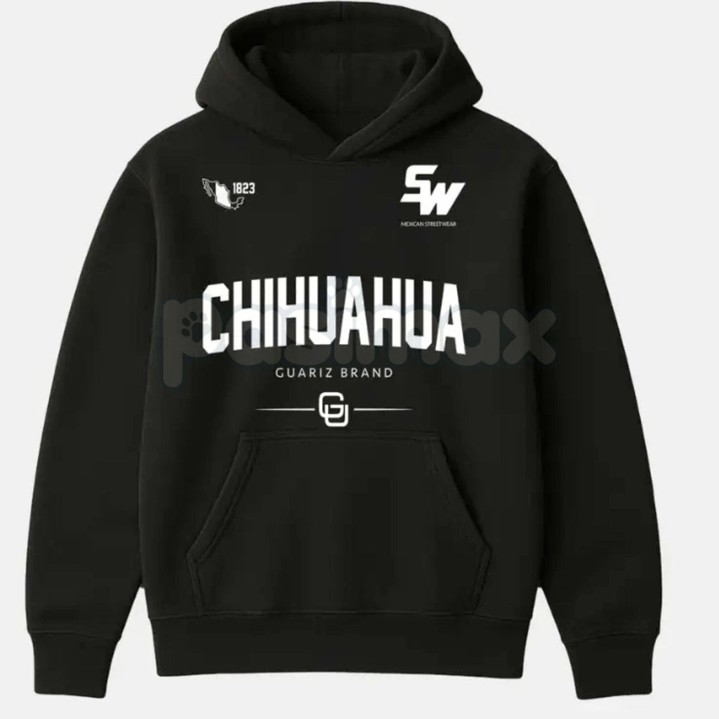 Pasimax MX STREETWEAR STATE Hoodie – Custom State Pride Pullover, Mexican Culture & Streetwear Graphic Apparel, Unisex — deta
