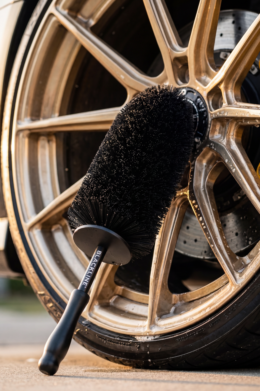 BLACKLINE® WHEEL BARREL BRUSH – Blackline Car Care, view 2