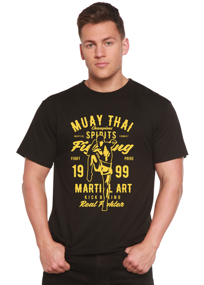 Spun Bamboo Muay Thai Spun Bamboo® Men's Bamboo Viscose/Organic Cotton Short Sleeve Graphic T-Shirt — main product shot