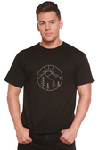 Spun Bamboo Nature Lover Hike Men's Bamboo Viscose/Organic Cotton Short Sleeve Graphic T-Shirt — main product shot