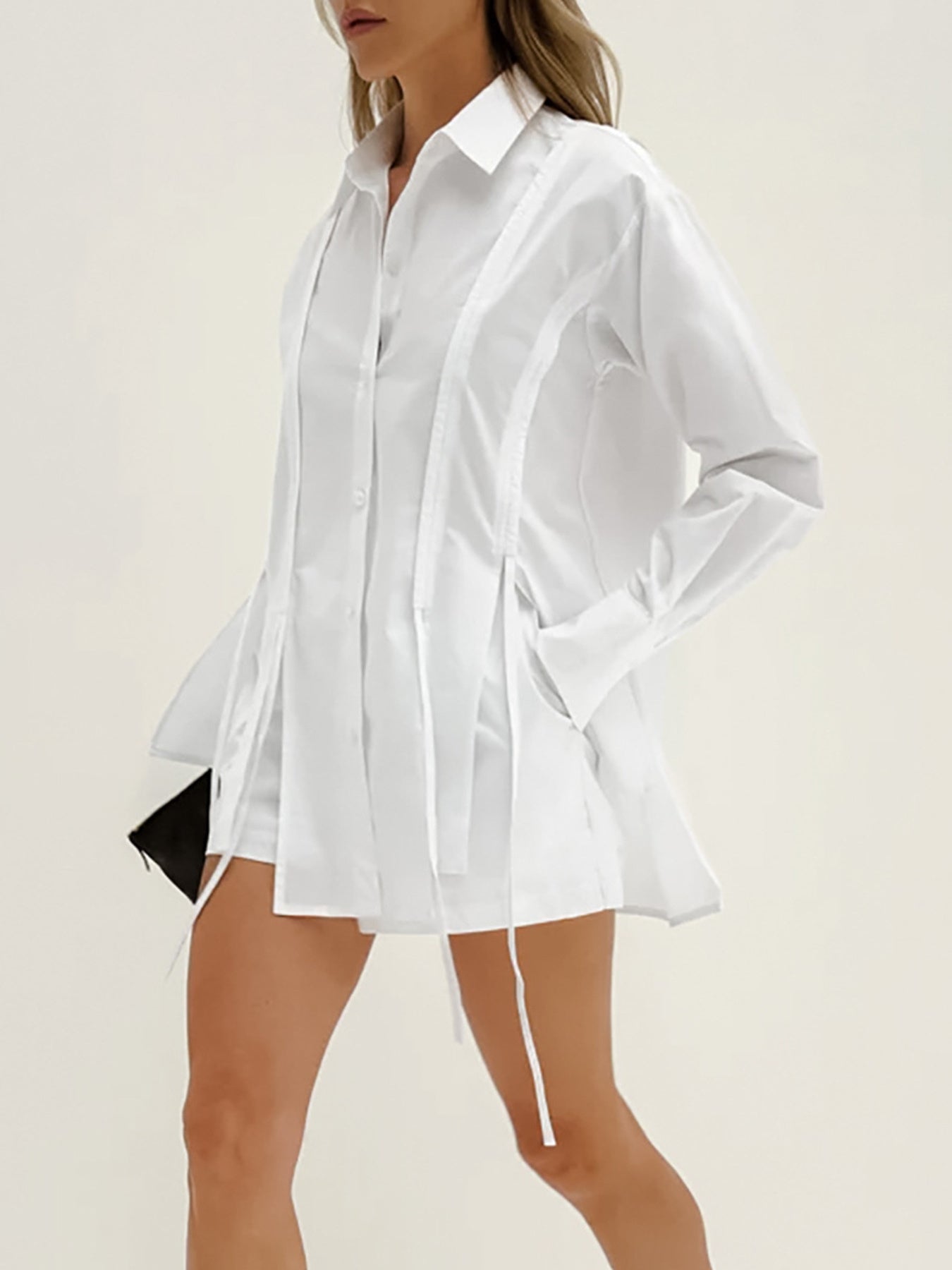 Button Up Shirt and Shorts Set