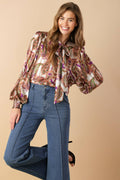 KADOU BOUTIQUE Contemporary Blouse — detail close-up