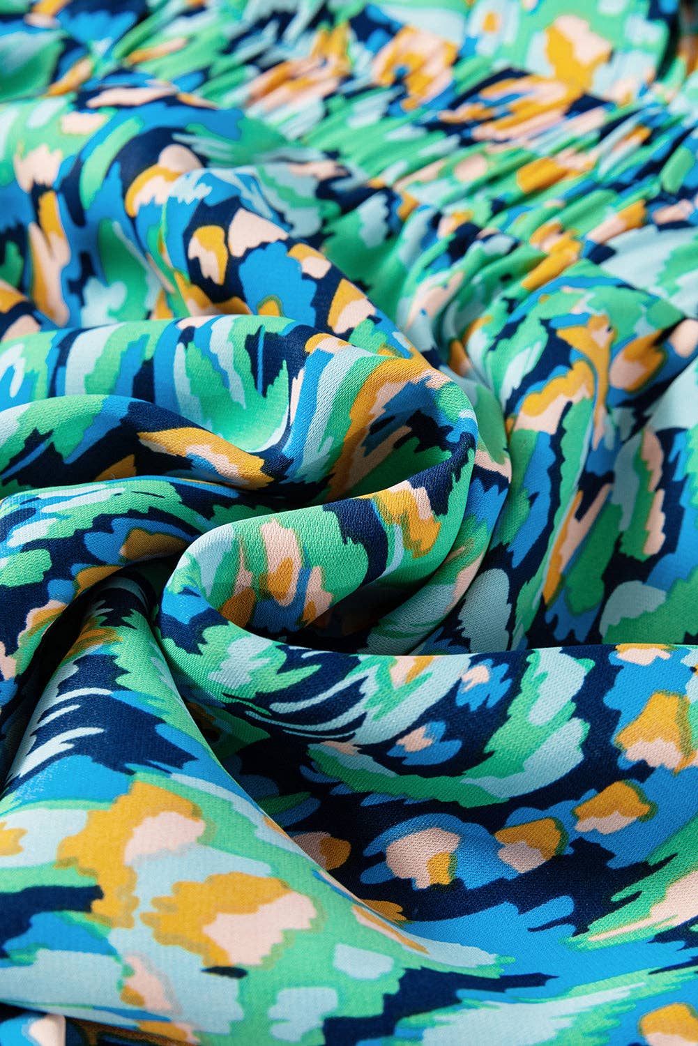 Pretty Little Patriot Pretty Little Patriot Blue & Green Malibu Romper — detail shot 6