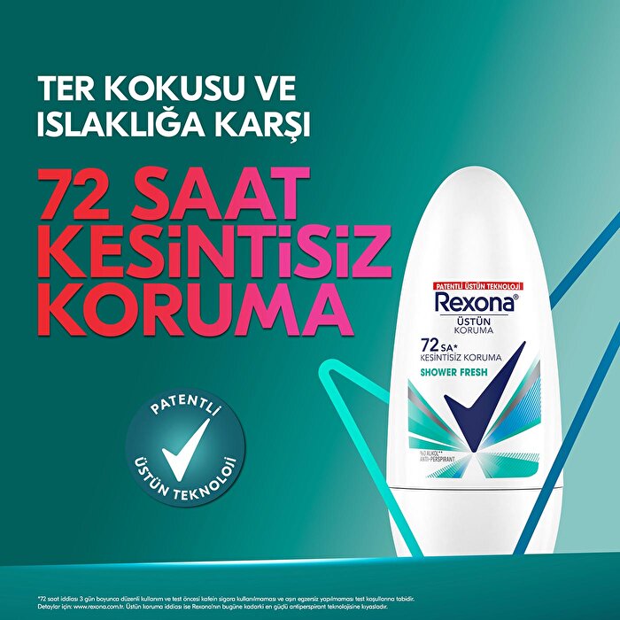 Rexona Women's Roll On Deodorant Shower Fresh 1.7oz - 72 Hour Protection