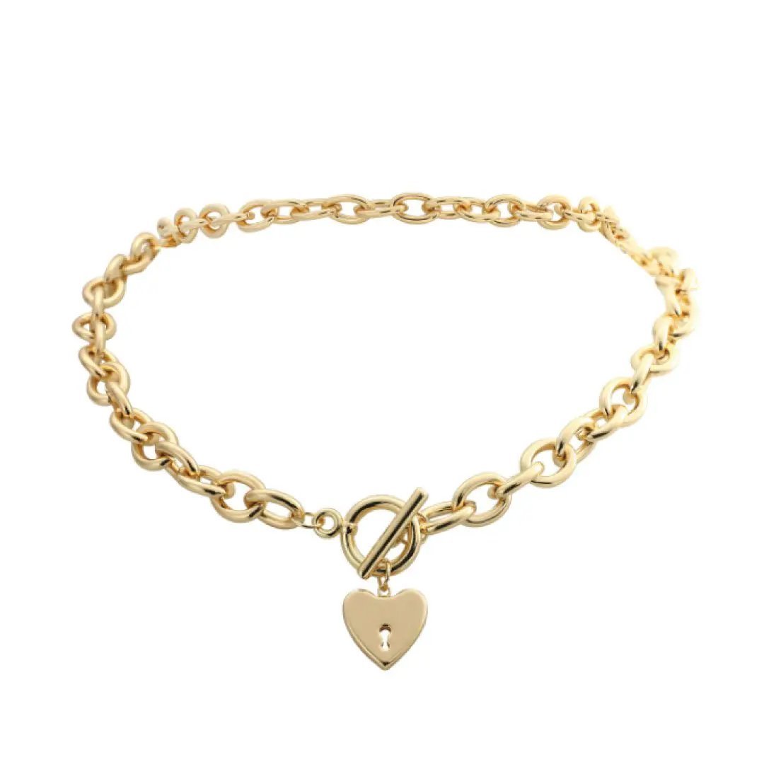 Heart Key Toggle Necklace