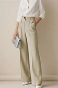 High-Waisted Wide-Leg Pants