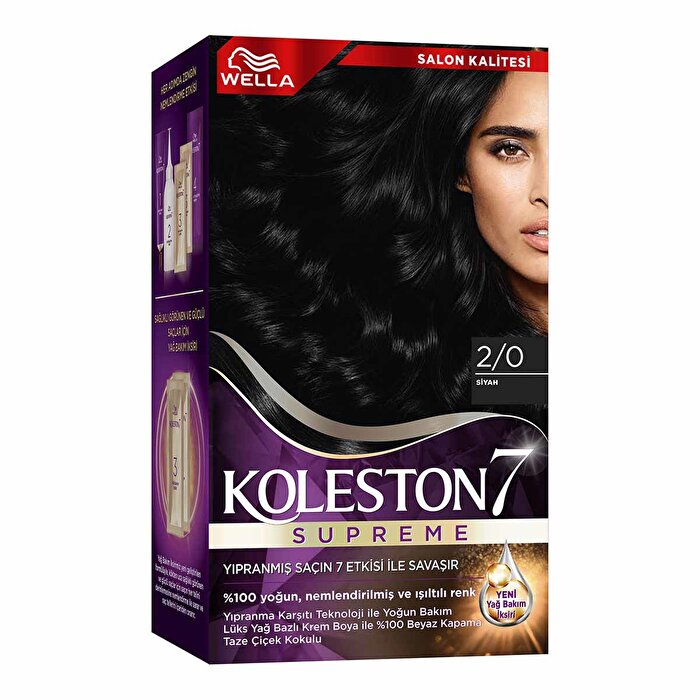 Koleston Wella Supreme Hair Color 2.0 - Black | Luxurious Cream Formula