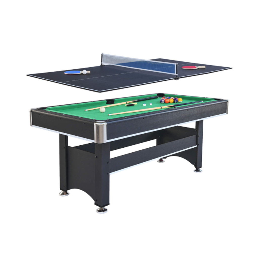 6FT Premium Wooden Multifunctional Pool Table With Table Tennis Top (SAK62741) – SAKSBY WHOLESALE, view 24