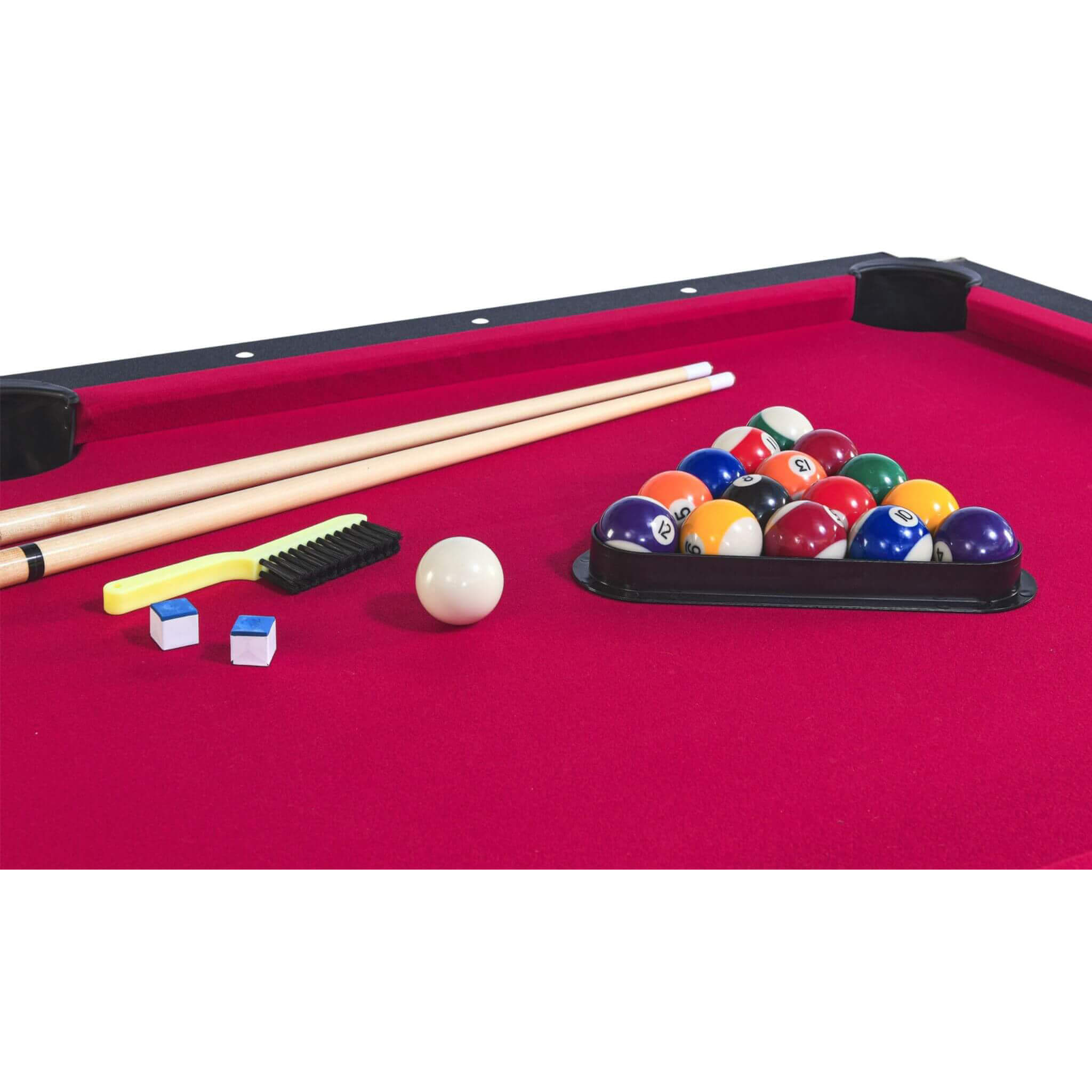 6FT Premium Wooden Multifunctional Pool Table With Table Tennis Top (SAK62741) – SAKSBY WHOLESALE, view 9