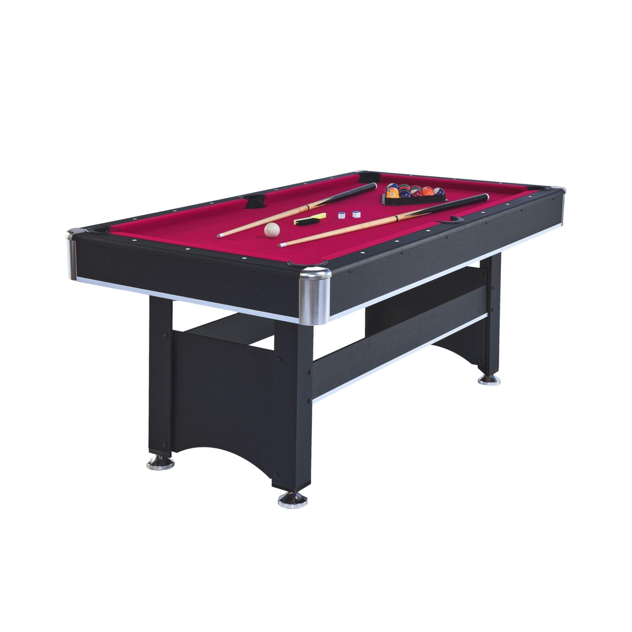 6FT Premium Wooden Multifunctional Pool Table With Table Tennis Top (SAK62741) – SAKSBY WHOLESALE, view 12