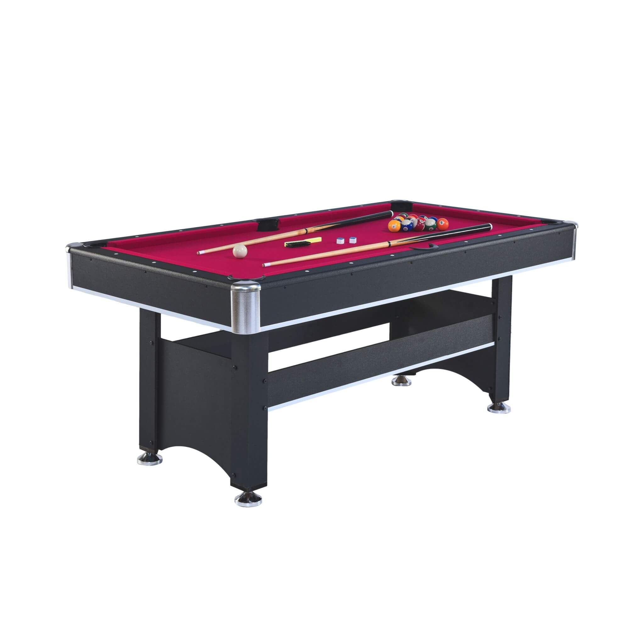 6FT Premium Wooden Multifunctional Pool Table With Table Tennis Top (SAK62741) – SAKSBY WHOLESALE, view 4