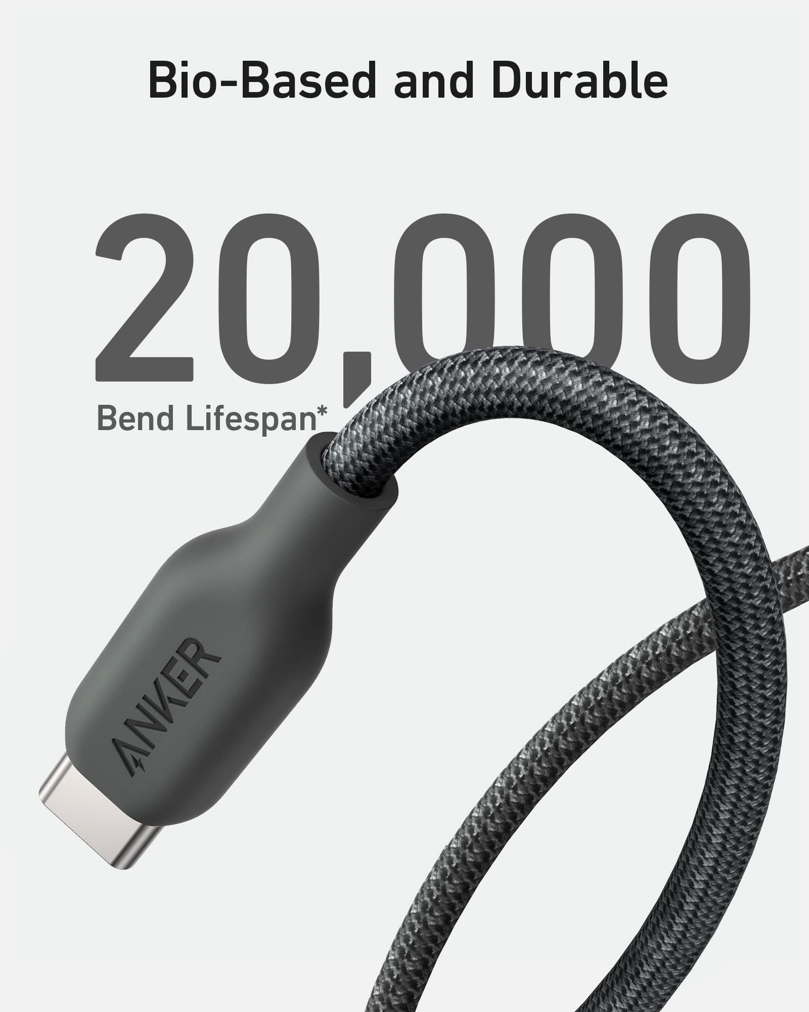 Anker <b>543</b> USB C to USB C Cable (240W, 10 ft), view 6