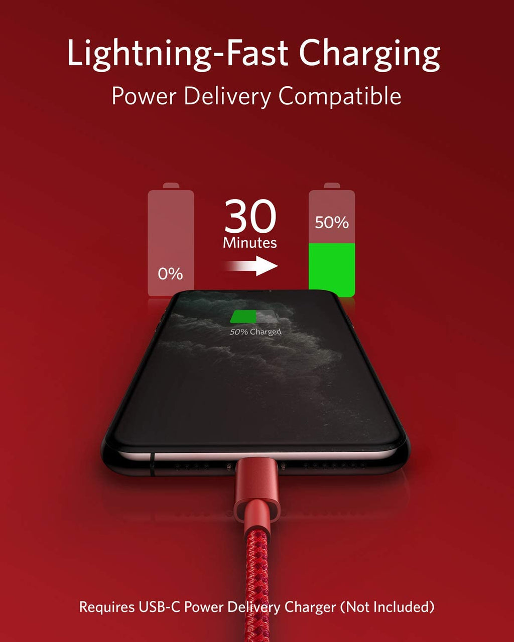 Anker <b>331</b> USB-C to Lightning Cable, view 24