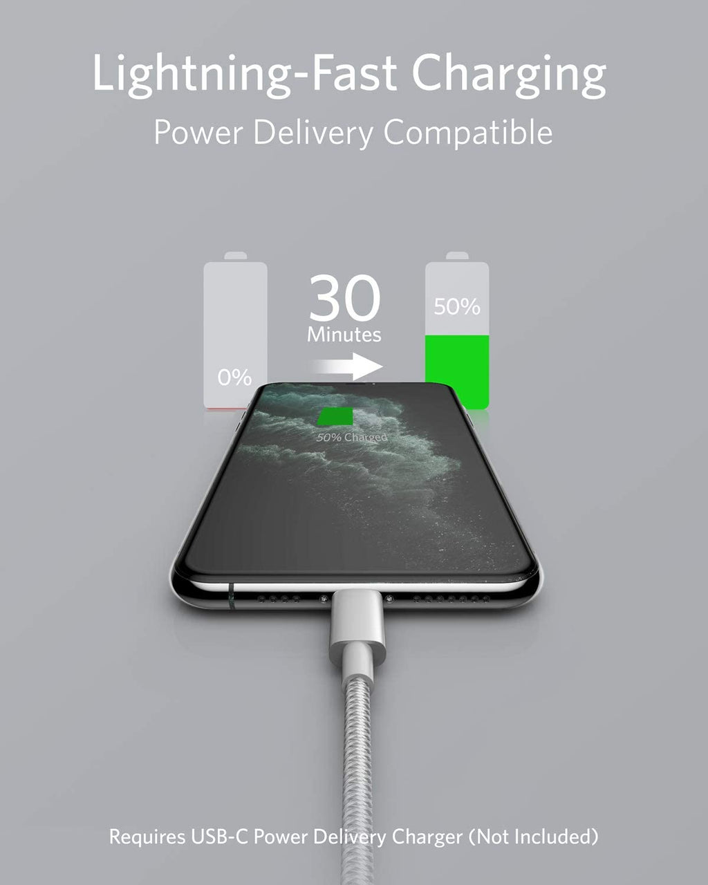 Anker <b>331</b> USB-C to Lightning Cable, view 17