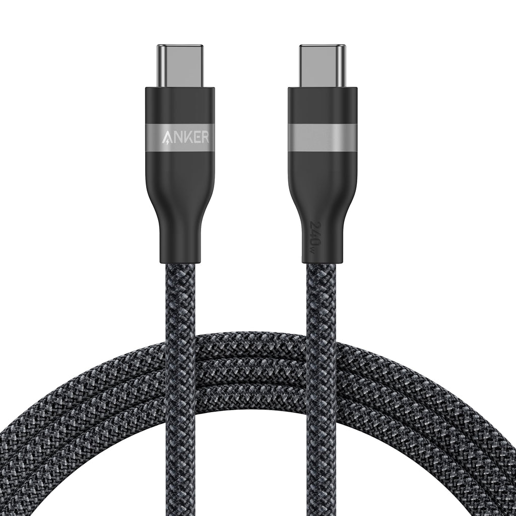 Anker USB-C to USB-C Cable (3 ft / 6 ft, 240W, Upcycled-Braided), view 13