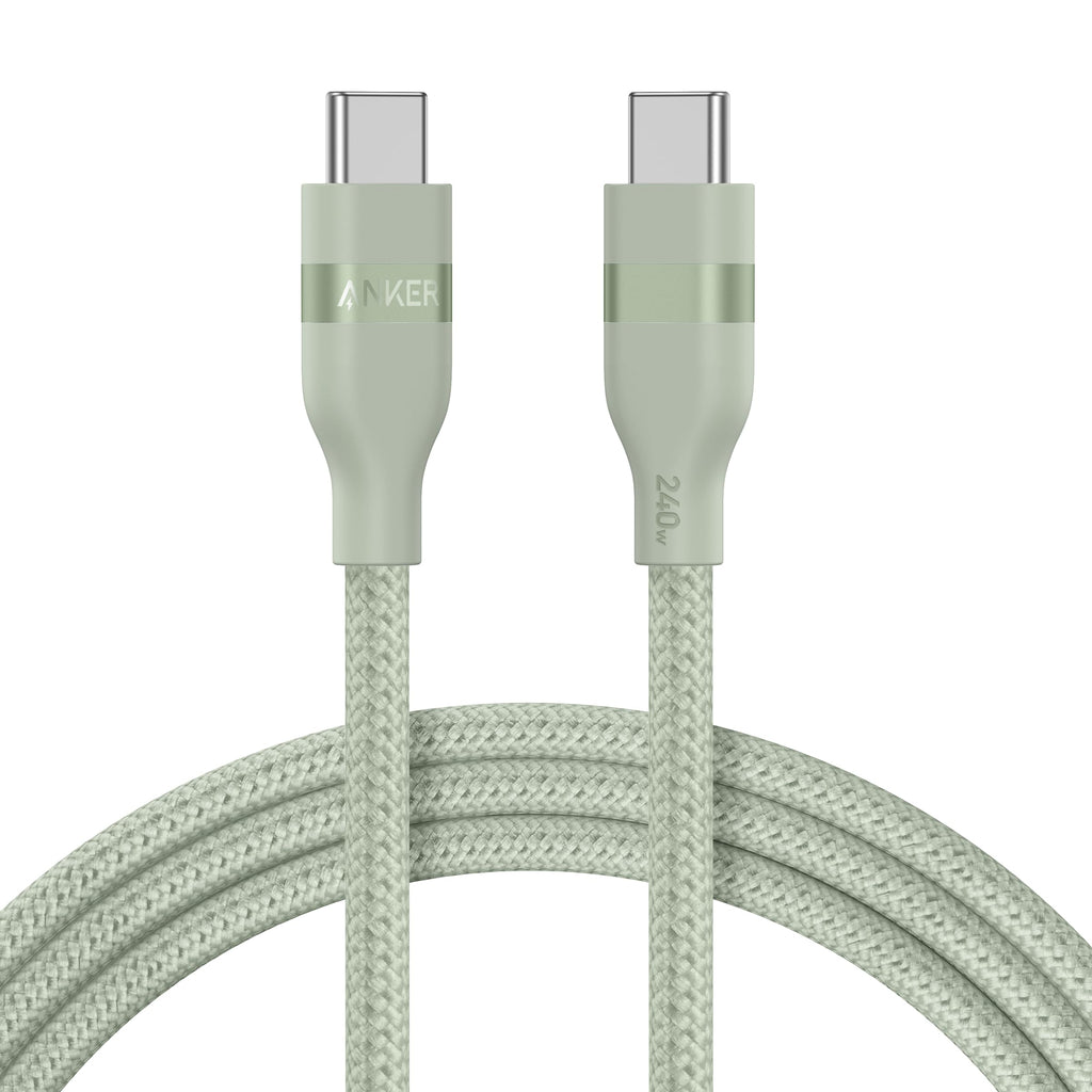 Anker USB-C to USB-C Cable (3 ft / 6 ft, 240W, Upcycled-Braided), view 25